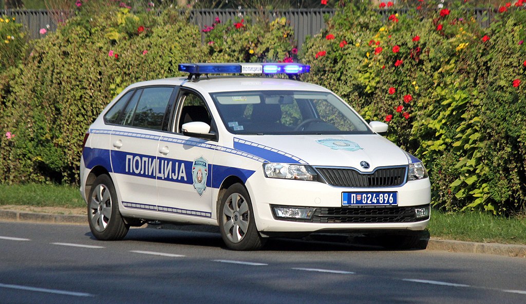 Policijski automobil Škoda Rapid