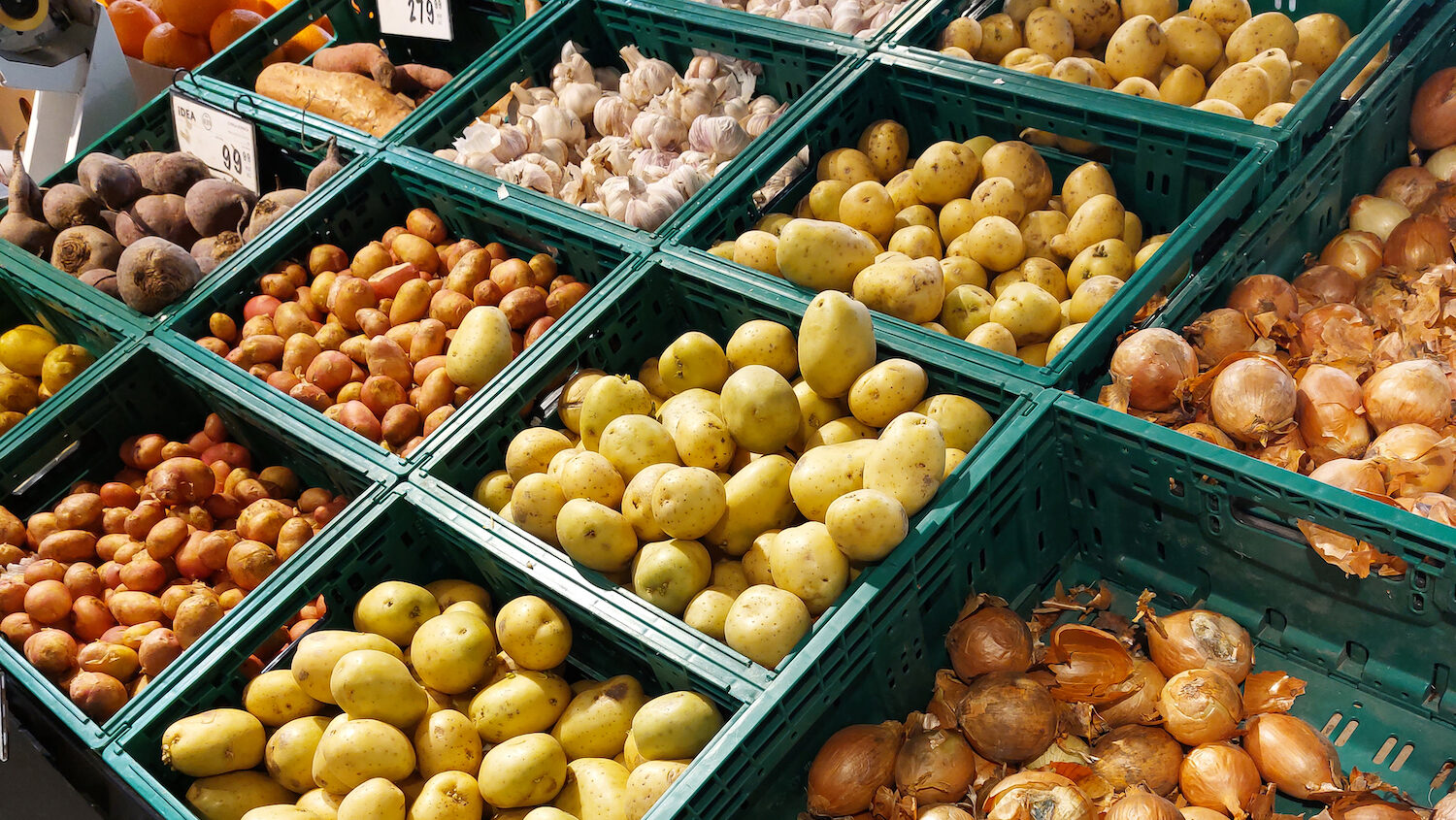 Povrce u supermarketu