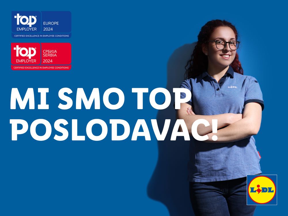 Lidl Srbija dobitnik „Top Employer 2024“ sertifikata