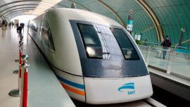 Lokomotiva maglev voza u Šangaju, Kina