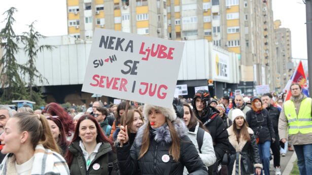 Studentski protest u Nišu, Foto: Beta, Saša Đorđević
