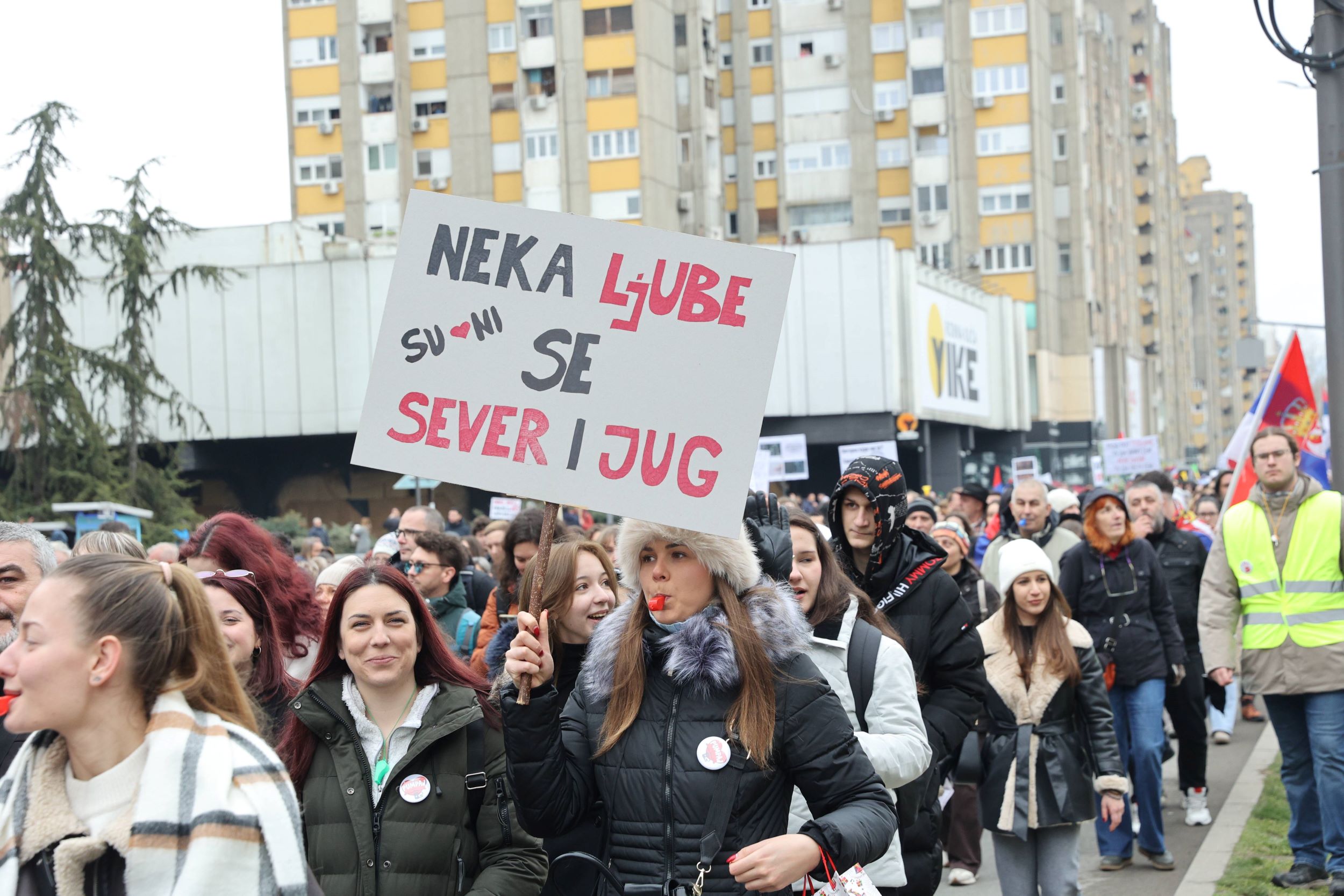 Studentski protest u Nišu, Foto: Beta, Saša Đorđević