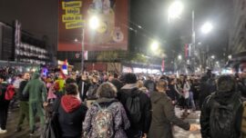 Incident kod Beograđanke na protestu 15. marta u Beogradu, Foto_ Nova Ekonomija