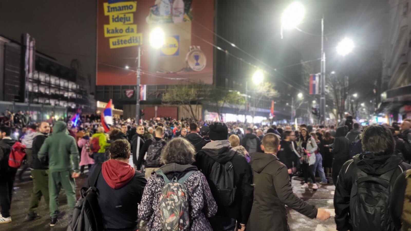 Incident kod Beograđanke na protestu 15. marta u Beogradu, Foto_ Nova Ekonomija