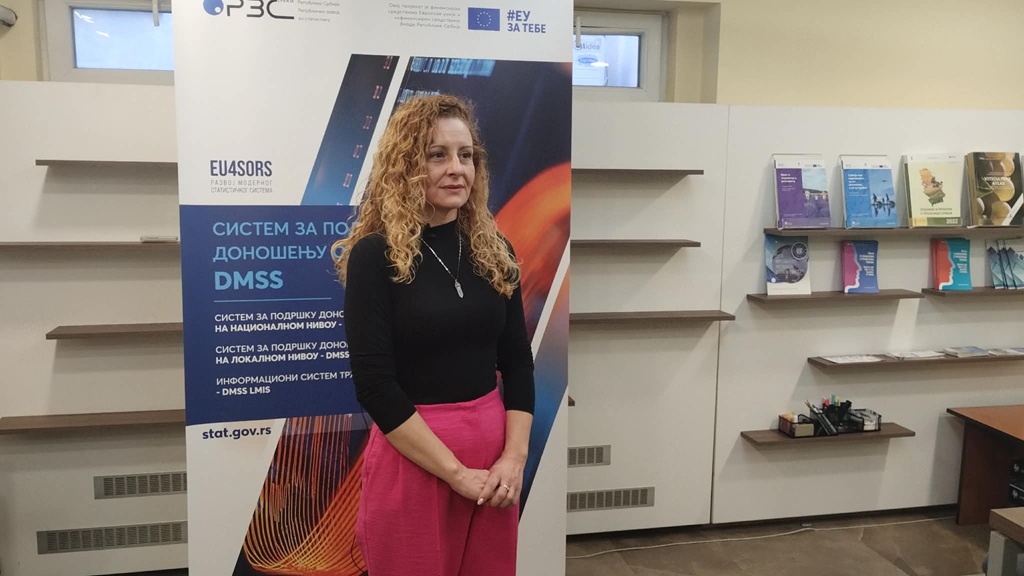 Milijana Smiljković, načelnica Odeljenja za statistiku tržišta rada RZS