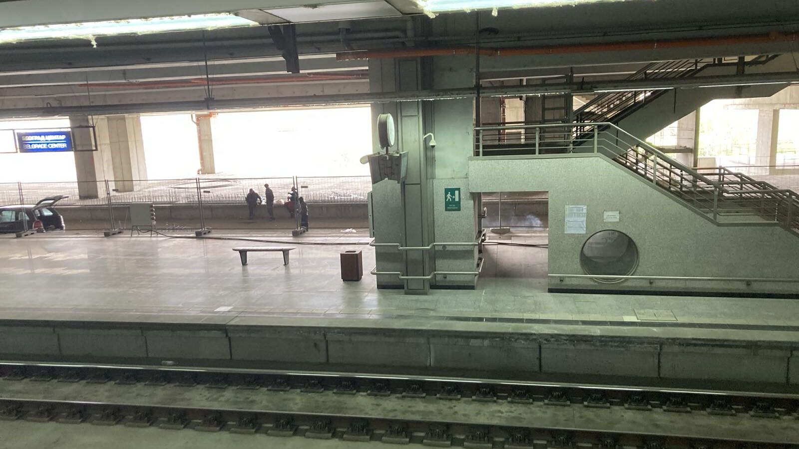 Železnička stanica Prokop, mart 2026. godine