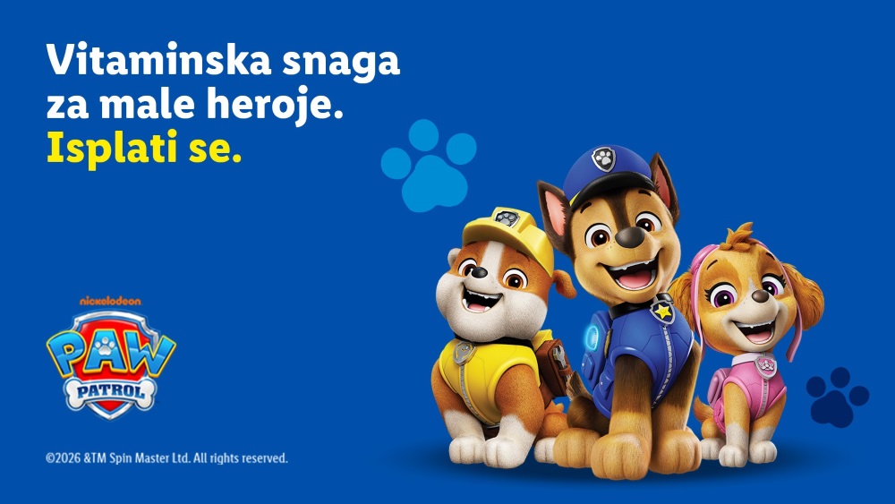 Lidl i PAW Patrol®: Kada omiljeni dečiji junaci pretvore zdraviju ishranu u pravu avanturu