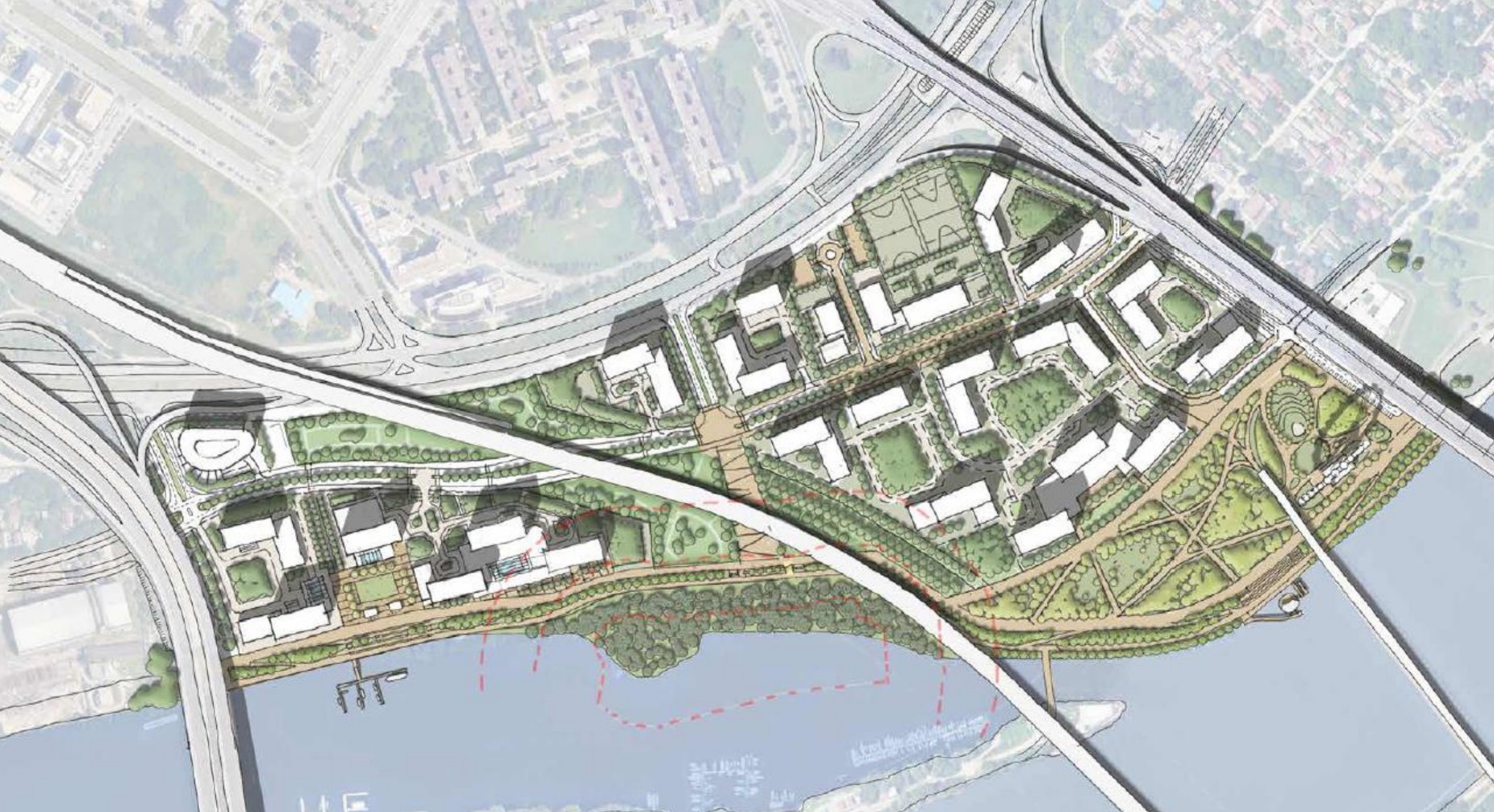 Foto: Urbanistički zavod Beograda/Izmene PPPPN-a za projekat Beograd na vodi